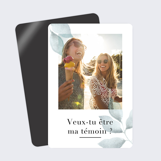 Demande de témoin Botanique (Femme)