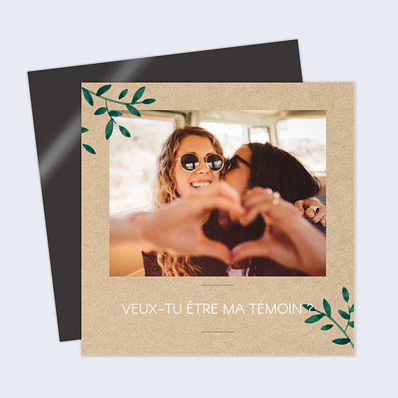 Demande de témoin Ombrage (Femme)