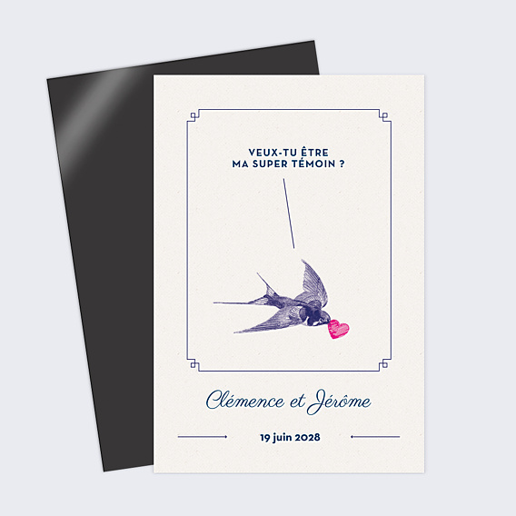 Demande de Témoin Hirondelle d'Amour