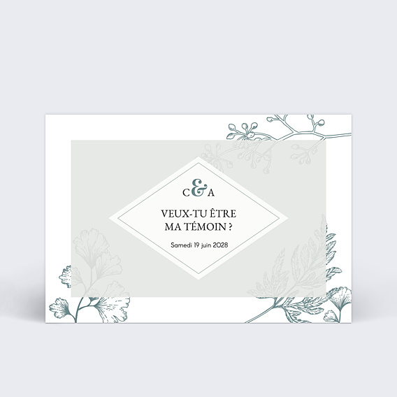 Demande de Témoin Botanic Wedding