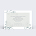 Demande de témoin Botanic Wedding Verso
