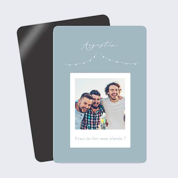 Demande de Témoin Jolies Illustrations (Homme)