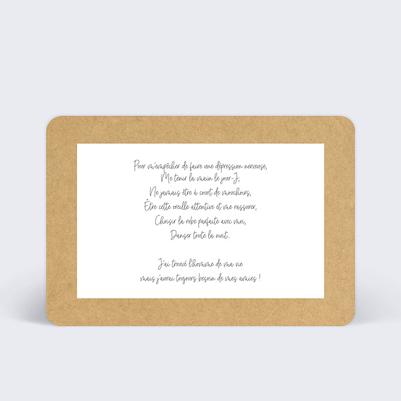 Demande de témoin Bucolique Verso