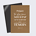 Demande de Témoin Bohème Homme