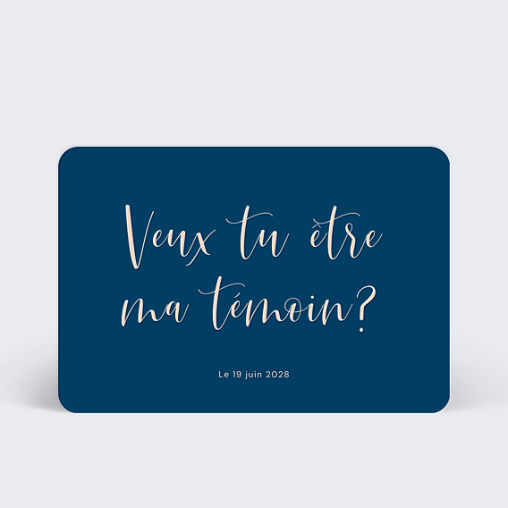Demande de Témoin Velours