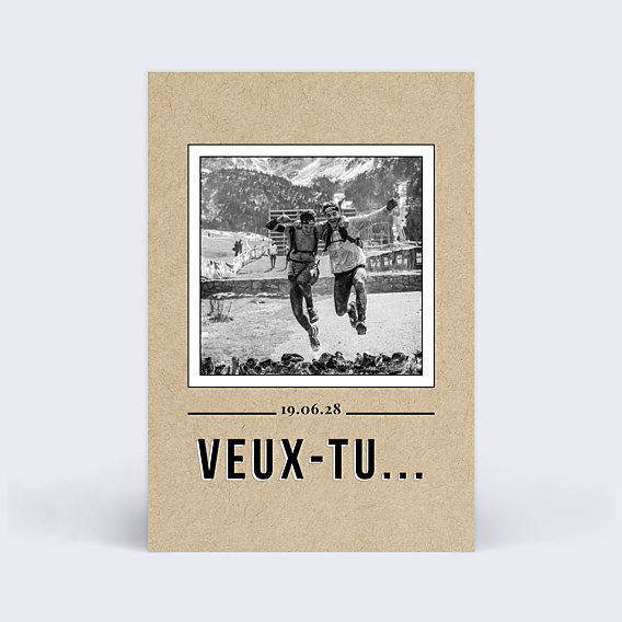 Demande de Témoin Vintage Ludique (Homme)