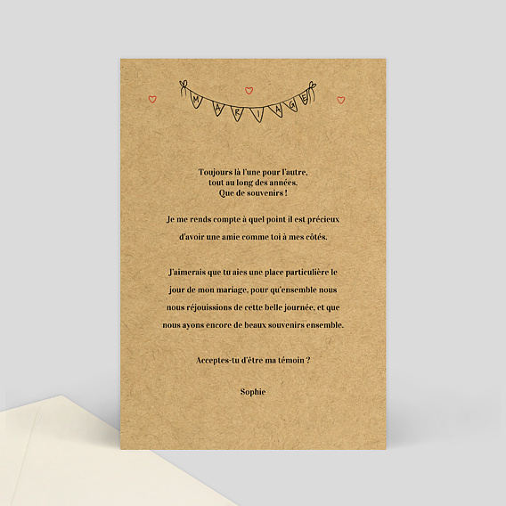 Demande de témoin Timeline Collection Verso