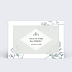 Demande de témoin Botanic Wedding