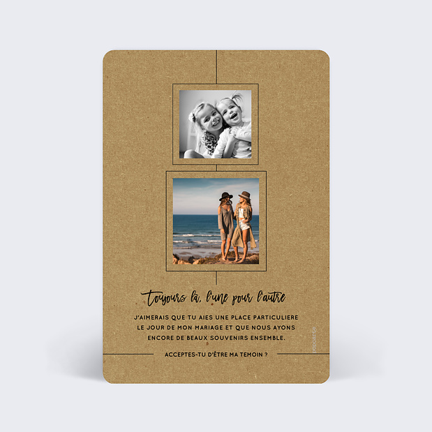 Demande de Temoin Modernkraft (Femme) Verso