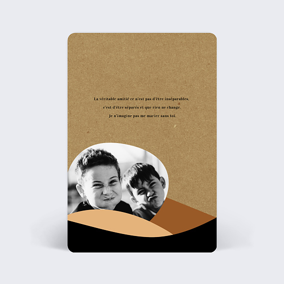 Demande de témoin Art Kraft (Homme) Verso