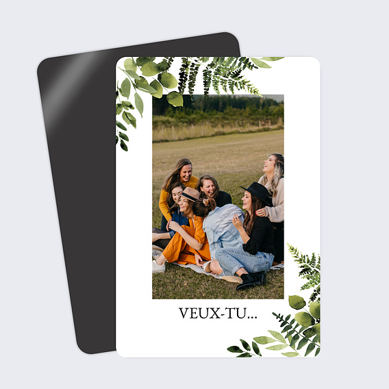 Demande de témoin Aquarelle Botanique (Femme)