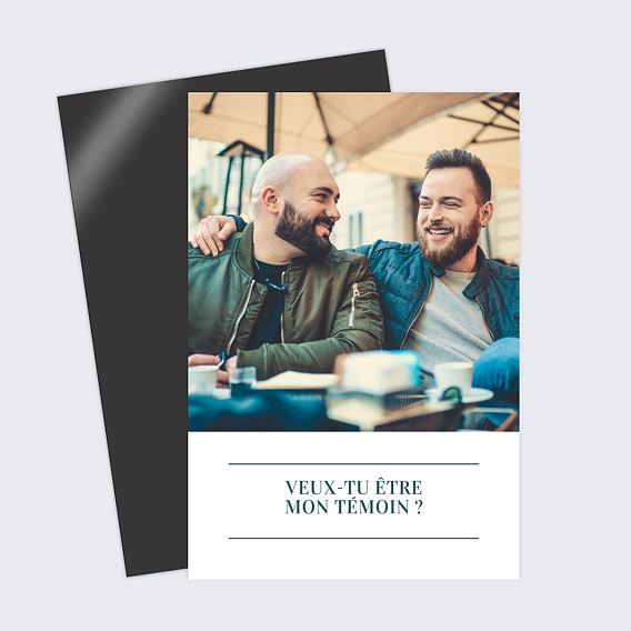 Demande de témoin Badinage Homme