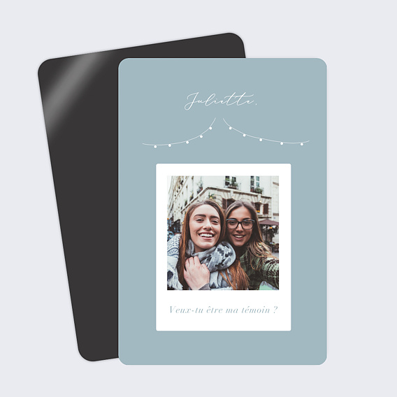 Demande de témoin Jolies Illustrations (Femme)