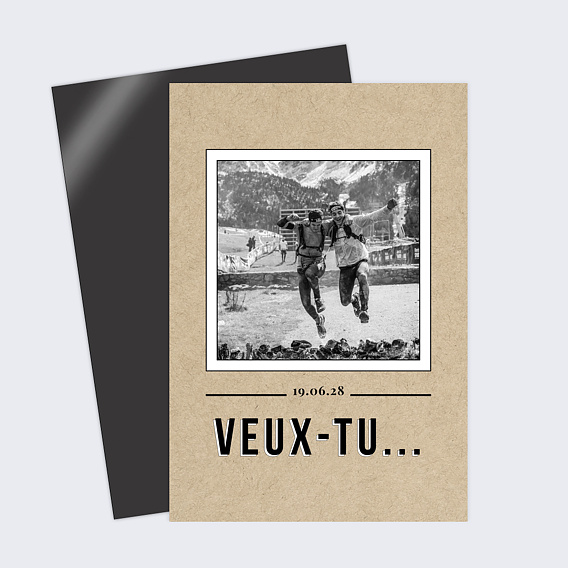 Demande de témoin Vintage Ludique (Homme)