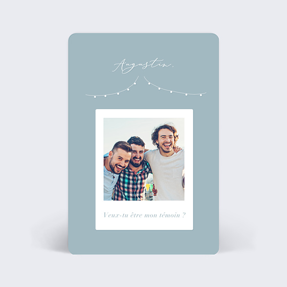 Demande de Témoin Jolies Illustrations (Homme)