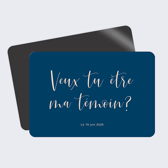 Demande de Témoin Velours