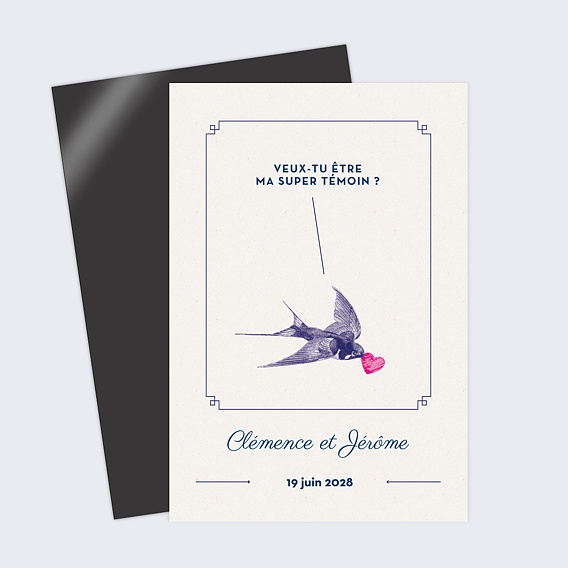 Demande de Témoin Hirondelle d'Amour