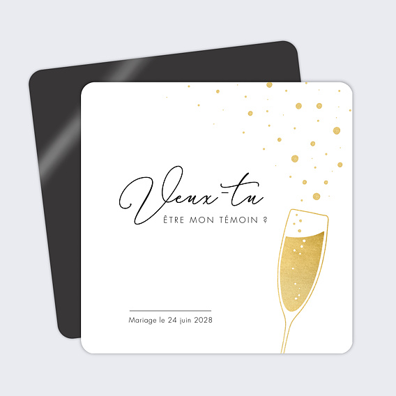 Demande de témoin Tchin-tchin