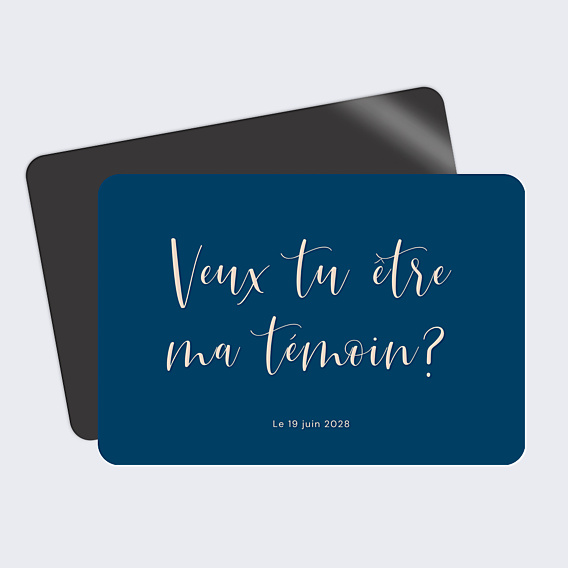 Demande de Témoin Velours