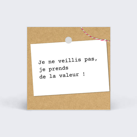 Étiquette anniversaire Boarding Pass