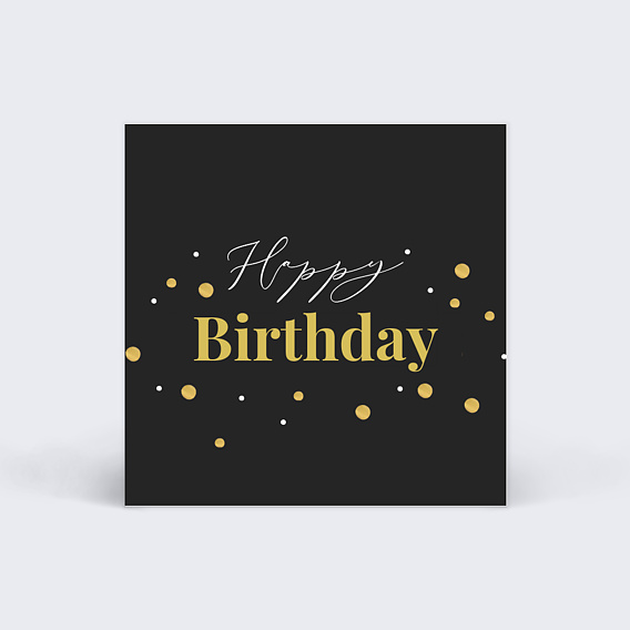 Etiquette Anniversaire Gold Christmas