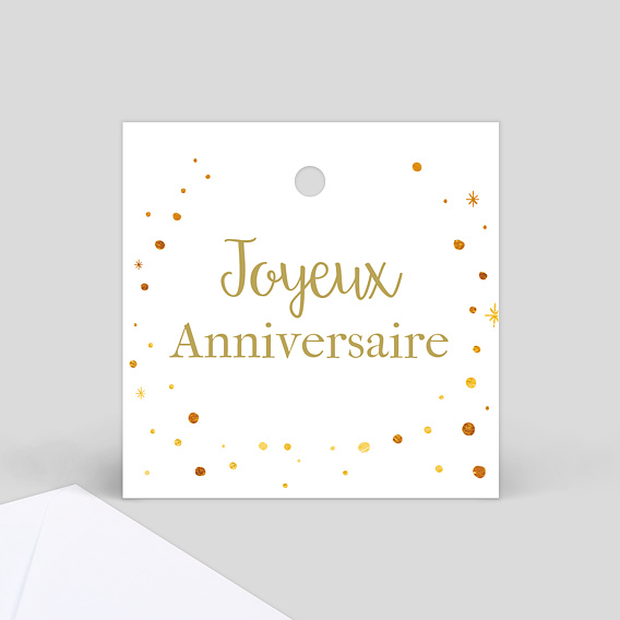 Etiquette D Anniversaire Personnalisable Popcarte Etiquette D Anniversaire Personnalisable Popcarte
