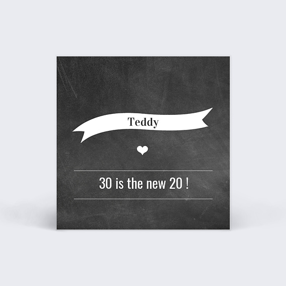 Carte Anniversaire Photomaton Ardoise Popcarte Carte Anniversaire Photomaton Ardoise Popcarte