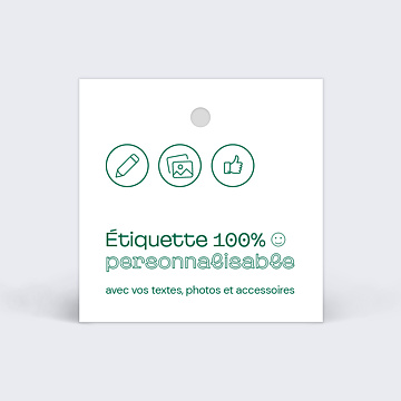 Etiquette Anniversaire 100% Personnalisable