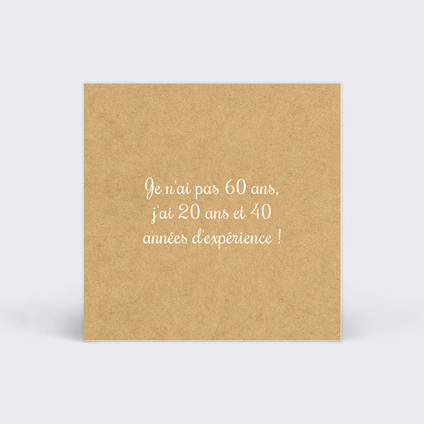 Etiquette Anniversaire Qui est-ce ? Verso