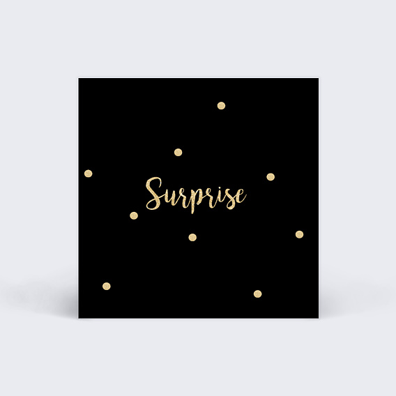 Etiquette Anniversaire Surprise