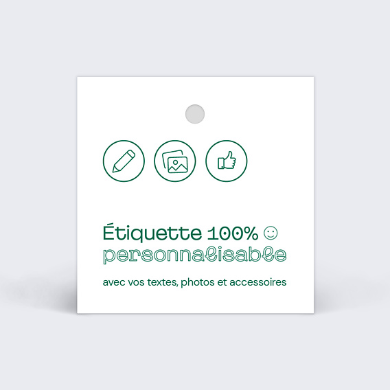 Etiquette Baptême 100% Personnalisable