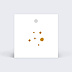 Etiquette baptême Golden Dots Verso
