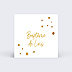 Etiquette Baptême Golden Dots