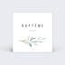 Etiquette baptême Petite Croix