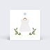 Etiquette Baptême Petite Robe Blanche