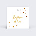 Etiquette baptême Golden Dots