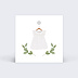 Etiquette baptême Petite Robe Blanche