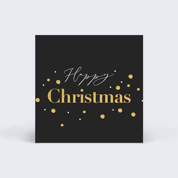 Etiquette de Noël Gold Christmas
