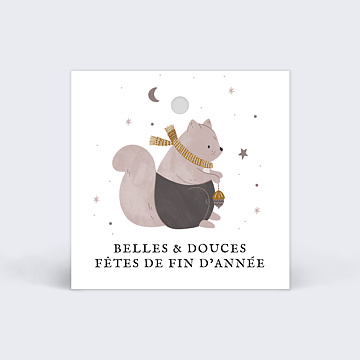 Etiquette de Nol Roi des Forts