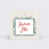 Étiquette de Noël Festif  Recto