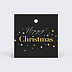 Étiquette de Noël Gold Christmas
