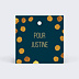Étiquette de Noël Graphique Chic Recto