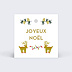 Étiquette de Noël Rennes de noël