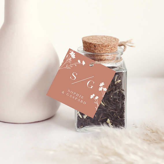 Etiquette mariage Botanica