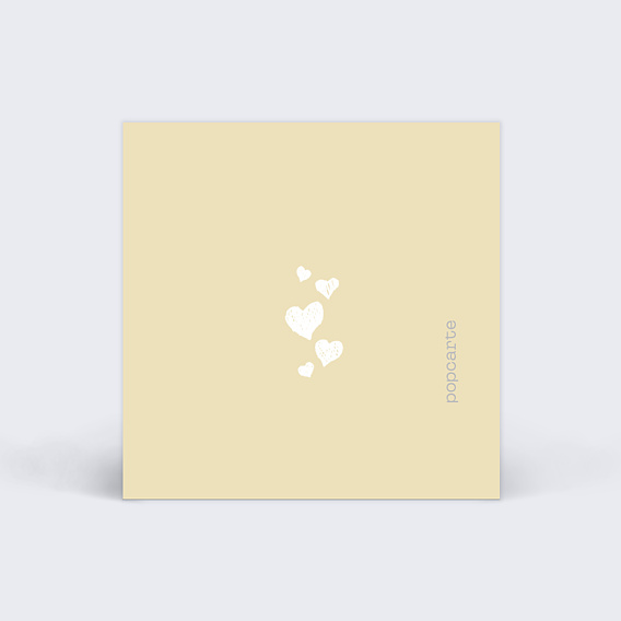 Étiquette mariage Coeurs en Fête Verso