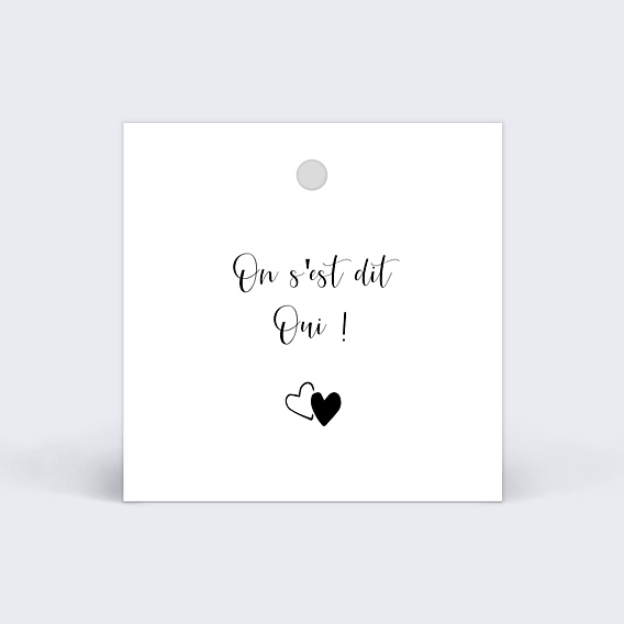 Etiquette Mariage Tempo
