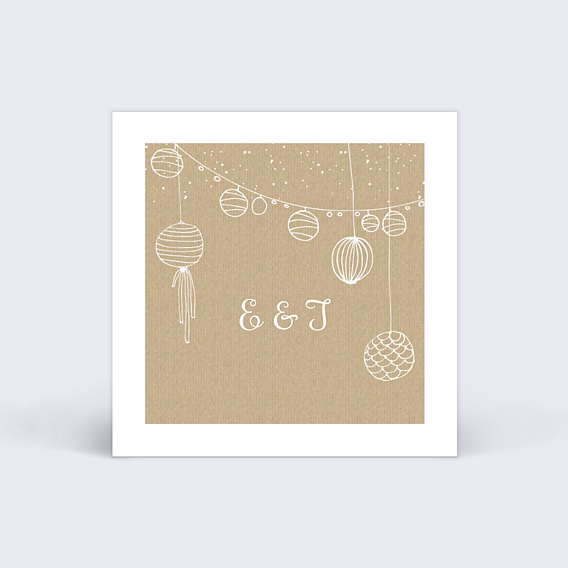 Étiquette mariage Instant Rêvé Recto