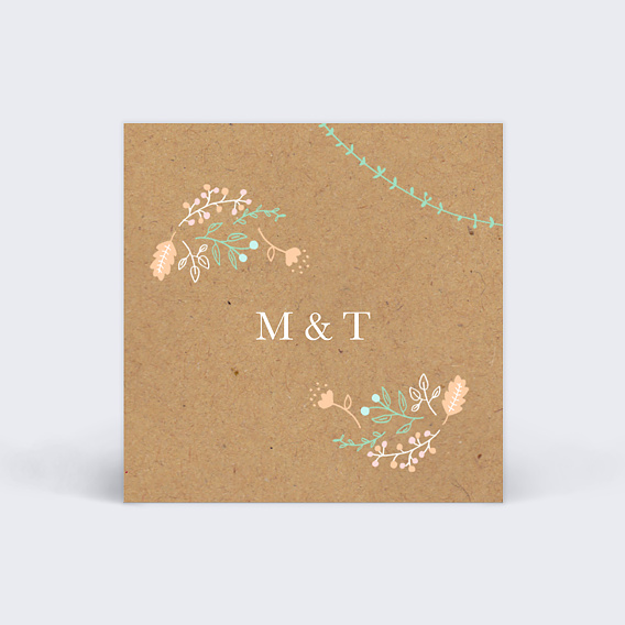 Étiquette mariage Promenade Champêtre Recto