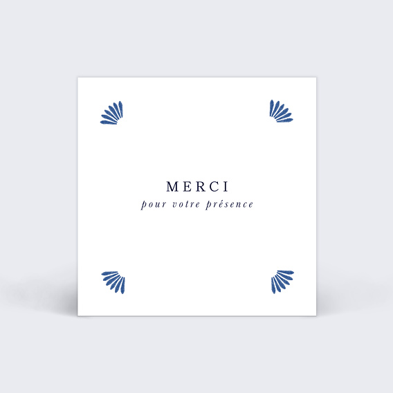 Étiquette mariage Azulejos Verso