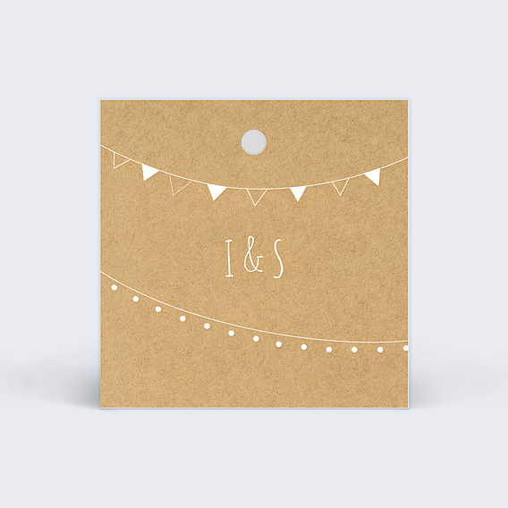Etiquette Mariage Bucolique